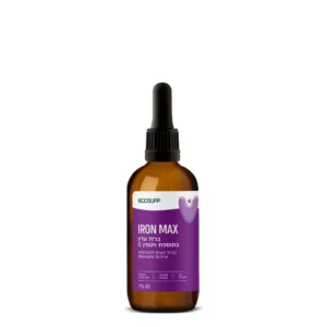 ברזל נוזלי עדין בטעם אוכמניות 60 מ״ל אקוסאפ