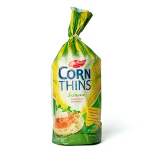 פרכיות תירס עם שומשום | 150 גרם | CORNTHINS
