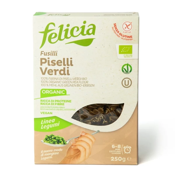 אטריות אפונה ירוקה אורגני | 250 גרם | פליסיה