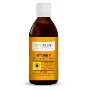 ויטמין C ליפוזומלי בטעם תפוז 250 מל אקוסאפ ויטמין C ליפוזומלי בטעם תפוז 250 מל אקוסאפ