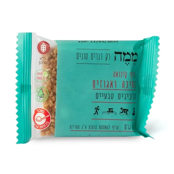 חטיף קינואה, טחינה ואגוזים | 30 גרם | ממה