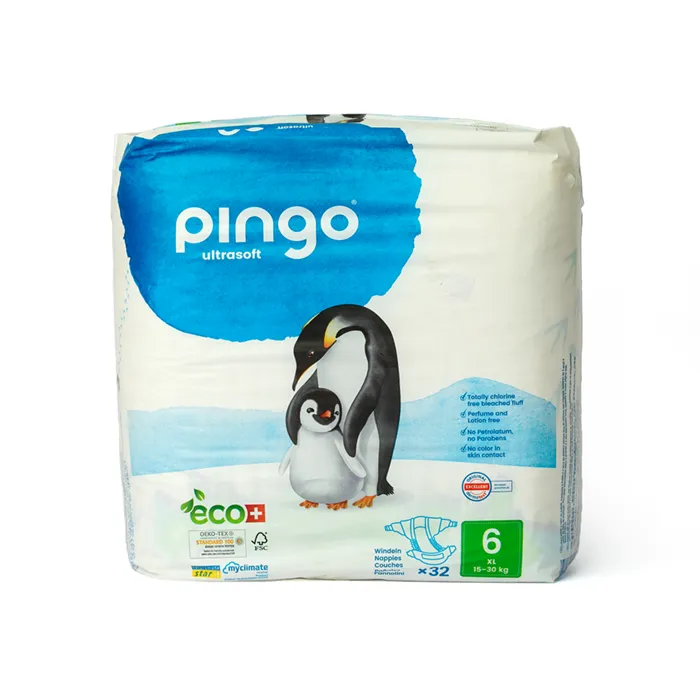 חיתול אקולוגי מידה 6 | 32 יח' | Pingo