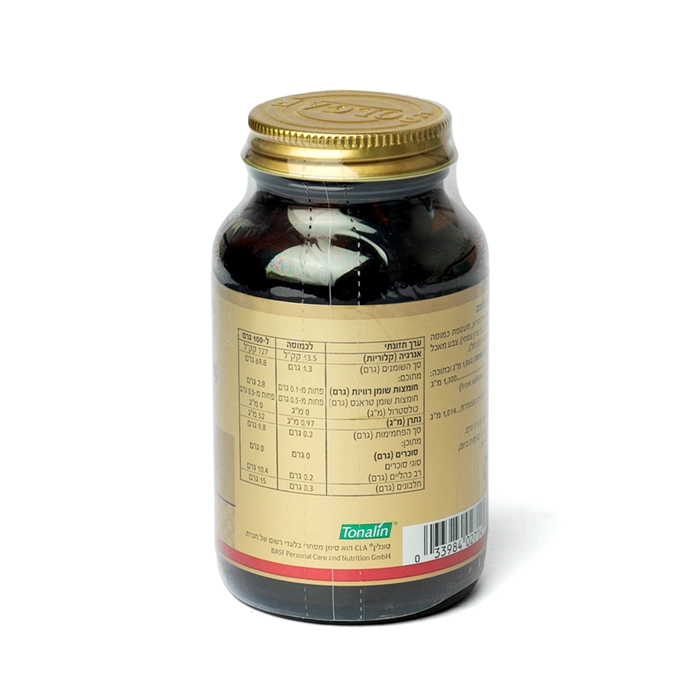 כמוסות CLA טונלין 1300 מ"ג | 60 כמוסות רכות | SOLGAR