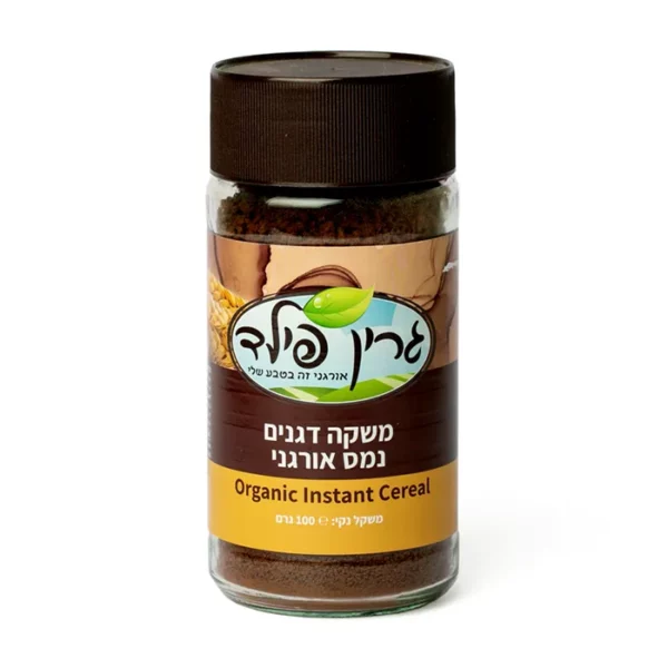 משקה דגנים נמס אורגני | 100 גרם | גרין פילד