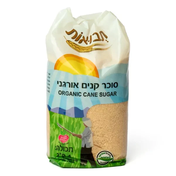 סוכר קנים אורגני | 1 ק"ג | תבואות