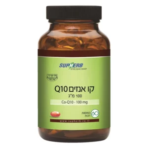 קו-אנזים Q10 נוח לבליעה 100 מג 60 כמוסות רכות סופהרב קו-אנזים Q10 נוח לבליעה 100 מ"ג | 60 כמוסות רכות | סופהרב