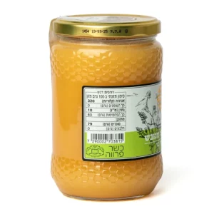 דבש טהור מגובש מפרחי בר |850 גרם | עין חרוד