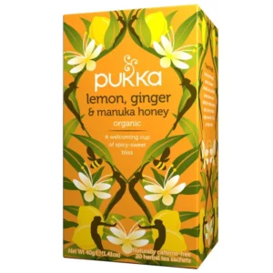 חליטת לימון ג'ינג'ר ודבש מנוקה 20 שקיקים פוקה