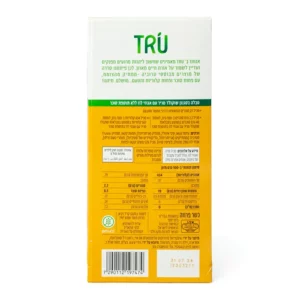 טבלה בסגנון שוקולד מריר עם אגוזי לוז ללא תוספת סוכר | 100 גרם | TRU