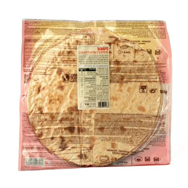 טורטיות על בסיס קמח אורז ללא גלוטן | 2 יח' | 80 גרם | שר