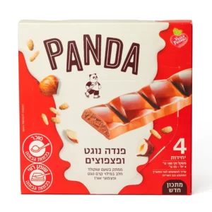 מארז פנדה נוגט ופצפוצים | 4 *45 גרם | פנדה
