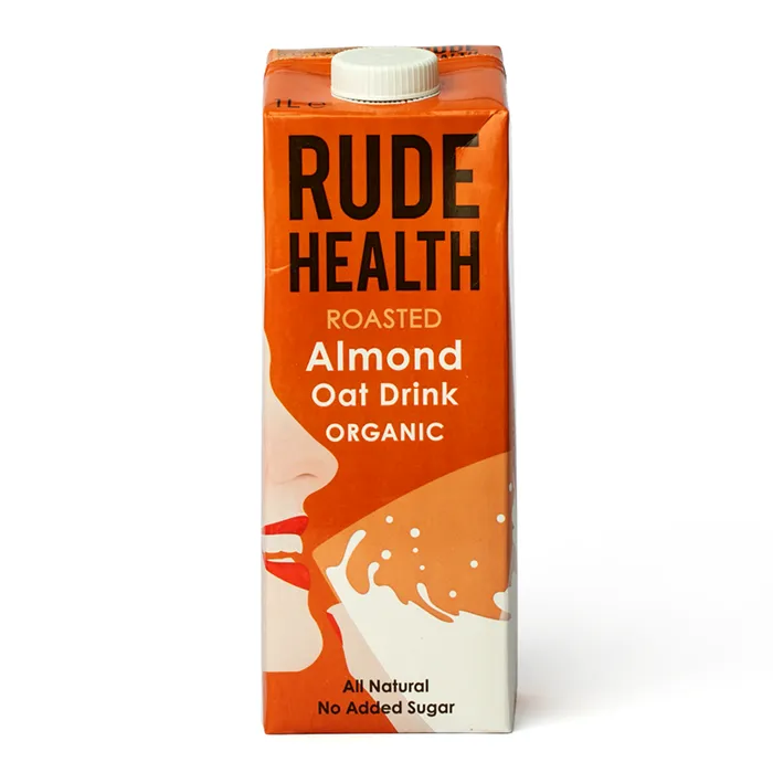 משקה שקדים ושיבולת שועל אורגני | 1 ליטר | Rude Health