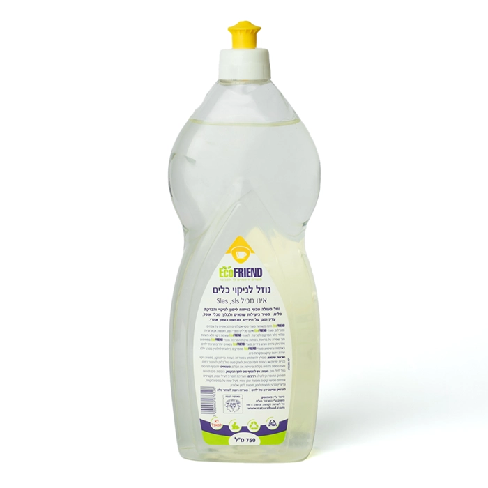 נוזל לניקוי כלים אקולוגי בניחוח לימון אלוורה | 750 מ"ל | אקופרנד
