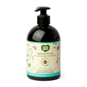 סבון ידיים מקדמיה, שיאה וארגן | 500 מל | אקו לאב סבון ידיים מקדמיה, שיאה וארגן | 500 מ"ל | אקו לאב