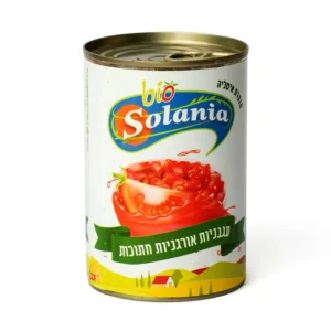 עגבניות אורגניות חתוכות | 400 גרם | סולניה