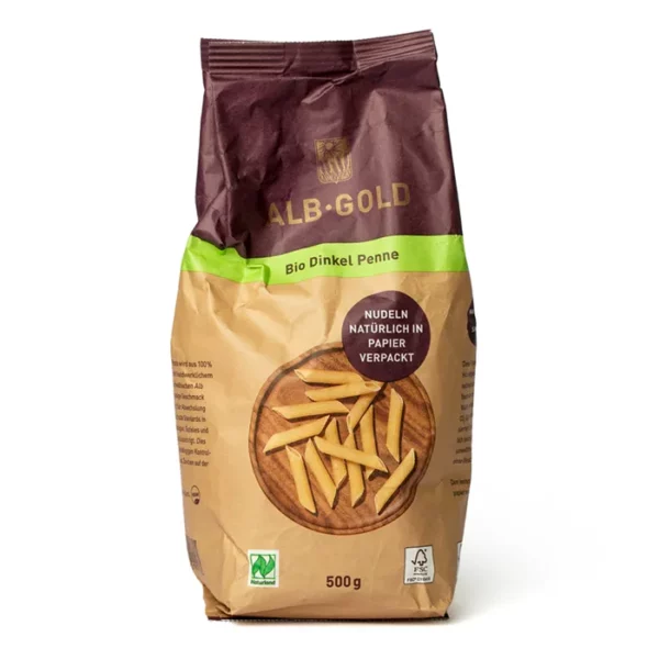 פסטה פנה כוסמין אורגנית | 500 גרם | אלב-גולד