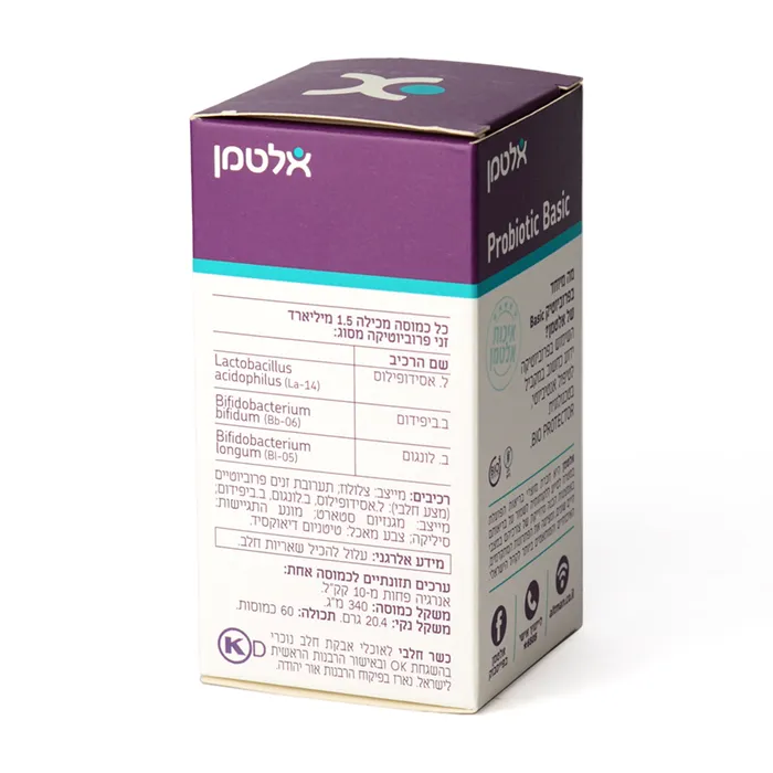 פרוביוטיק basic | 60 כמוסות | אלטמן