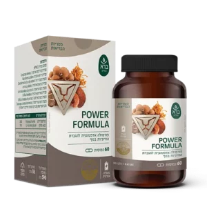 סדרת הפטריות Power Formula הגברת חיוניות 60 כמוסות ברא צמחים סדרת הפטריות | Power Formula | הגברת חיוניות | 60 כמוסות | ברא צמחים