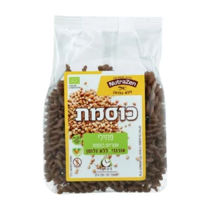 כוסמת פוזילי אטריות כוסמת אורגני ללא גלוטן | 250 גרם | נוטרה זן כוסמת פוזילי אטריות כוסמת אורגני ללא גלוטן | 250 גרם | נוטרה זן
