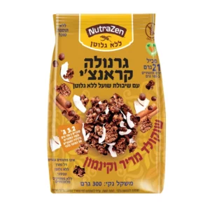 גרנולה קראנצ'י עם שיבולת שועל ללא גלוטן | 300 גרם | נוטרה זן גרנולה קראנצ'י עם שיבולת שועל ללא גלוטן | 300 גרם | נוטרה זן
