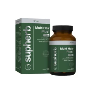 מולטי הייר פלוס לגבר | 60 כמוסות | סופהרב