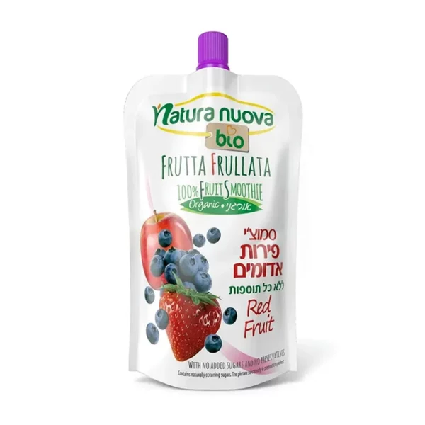 סמוצ'י פירות אדומים אורגני  | 100 גרם |  נטורה נובה