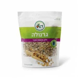 גרנולה ללא סוכר ללא גלוטן | 250 גרם | דגש גרנולה ללא סוכר ללא גלוטן | 250 גרם | דגש