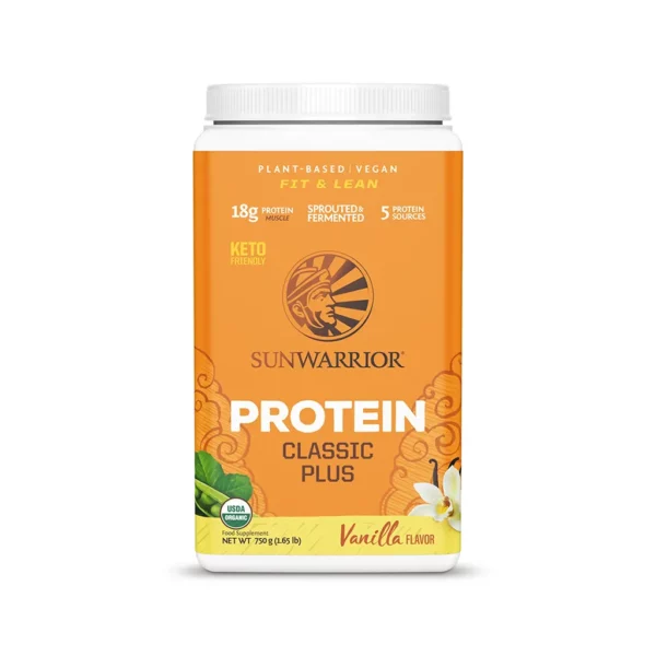 חלבון קלאסיק פלוס וניל | 750 גרם | סאן ווריאר