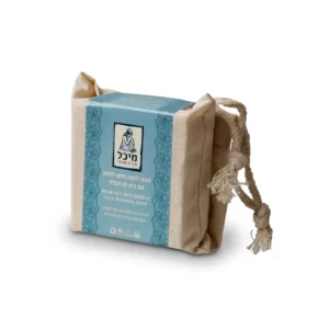 סבון רחצה מאזן לפנים עם בוץ ים המלח | 115 גרם | מיכל סבון טבעי סבון רחצה מאזן לפנים עם בוץ ים המלח | 115 גרם | מיכל סבון טבעי