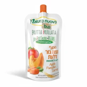 סמוצ'י תפוח גזר דלעת אורגני | 100 גרם | נטורה נובה