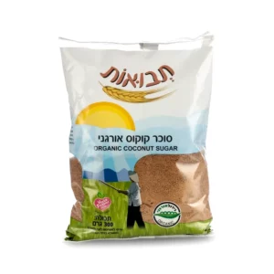 סוכר קוקוס אורגני | 300 גרם | תבואות סוכר קוקוס אורגני | 300 גרם | תבואות
