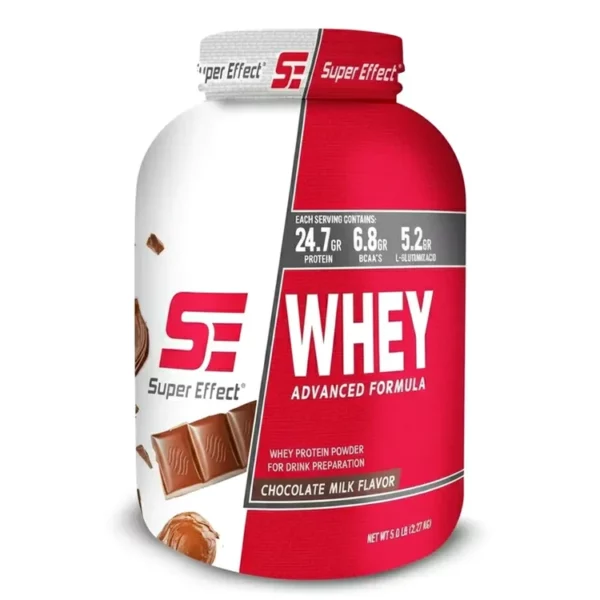 אבקת חלבון מי גבינה בטעם שוקו | 2.27 ק"ג | סופר אפקט