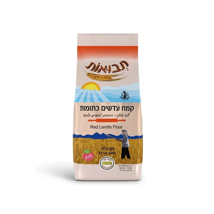 קמח עדשים כתומות | 400 גרם | תבואות