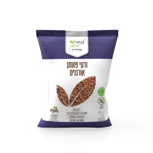 זרעי פשתן אורגנים | 400 גרם | עתיד ירוק זרעי פשתן אורגנים | 400 גרם | עתיד ירוק