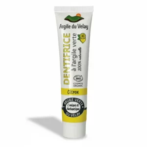 משחת שיניים חימר ירוק אורגנית טבעית בתוספת שמן לימון | 75 מ"ל | ארג'ל דו ואלי משחת שיניים חימר ירוק אורגנית טבעית בתוספת שמן לימון | 75 מ"ל | ארג'ל דו ואלי