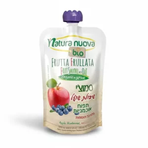 סמוצ'י שיבולת שועל תפוח אוכמניות | 100 גרם | נטורה נובה