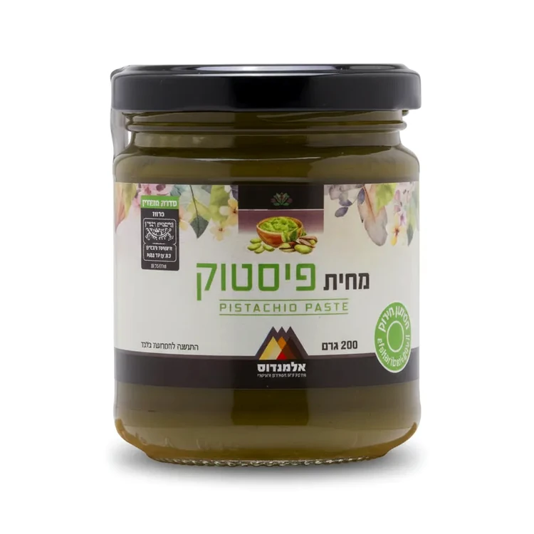מחית פיסטוק ירוקה | 200 גרם | אלמנדוס