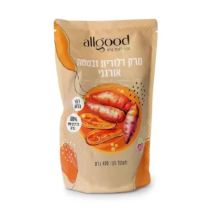 מרק דלורית ובטטה אורגני | 400 גרם | מרק דלורית ובטטה אורגני | 400 גרם |