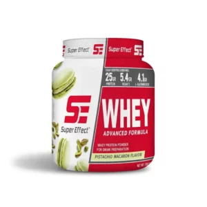 אבקת חלבון מי גבינה בטעם מקרון פיסטוק | 700 גרם | סופר אפקט