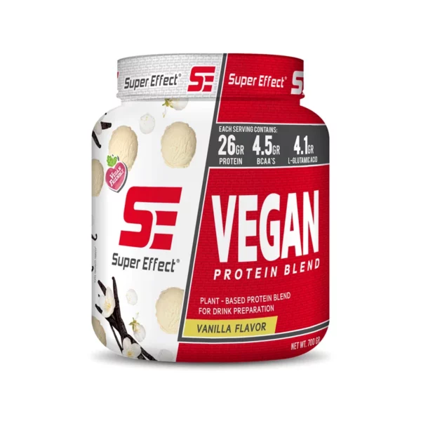 אבקת חלבון מהצומח בטעם וניל | 700 גרם | סופר אפקט