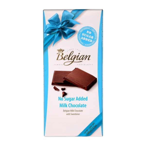 שוקולד חלב ללא סוכר ללא גלוטן | 100 גרם | בלג'יאן
