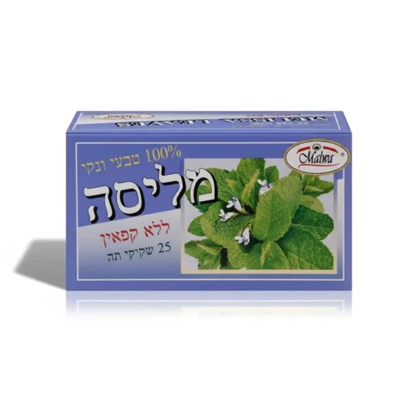 תה מליסה ללא קפאין | 25 שקיקים | מאלווה