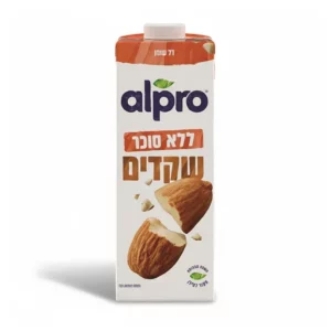 משקה שקדים קלויים ללא סוכר | 1 ליטר | אלפרו