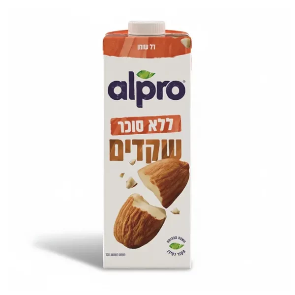 משקה שקדים קלויים ללא סוכר | 1 ליטר | אלפרו