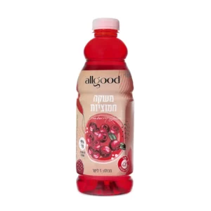 משקה חמוציות טבעי | 1 ליטר | אול גוד