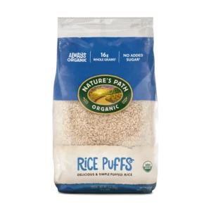פצפוצי אורז מלא אורגני ללא תוספת סוכר | 170 גרם | נייצ'רס פט