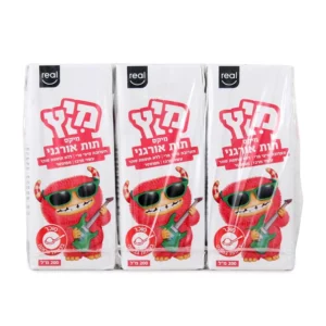 מיץ מיקס תות אורגני מארז 3 קרטוניות | 3*200 מ"ל | ריל