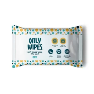 מגבוני במבוק לחים לניקוי כללי | 50 יח' | אונלי וויפס מגבוני במבוק לחים לניקוי כללי | 50 יח' | אונלי וויפס
