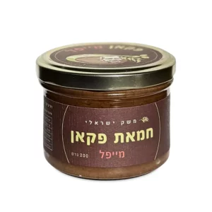 חמאת פקאן מייפל | 200 גרם | פקאן הצפון חמאת פקאן מייפל | 200 גרם | פקאן הצפון