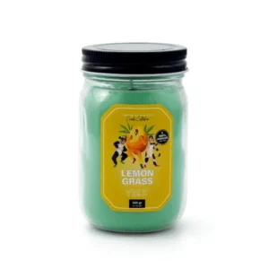 נר מנטרל ריח 100% טבעי למון גראס | 300 גרם | ויקס נר מנטרל ריח 100% טבעי למון גראס | 300 גרם | ויקס